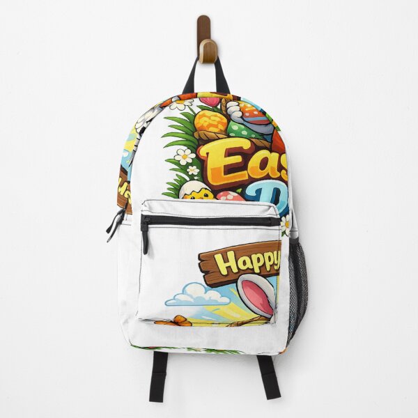 Item preview, Cute Easter Bunny With Colorful Eggs – Happy Easter Day designed and sold by MOUZAT.