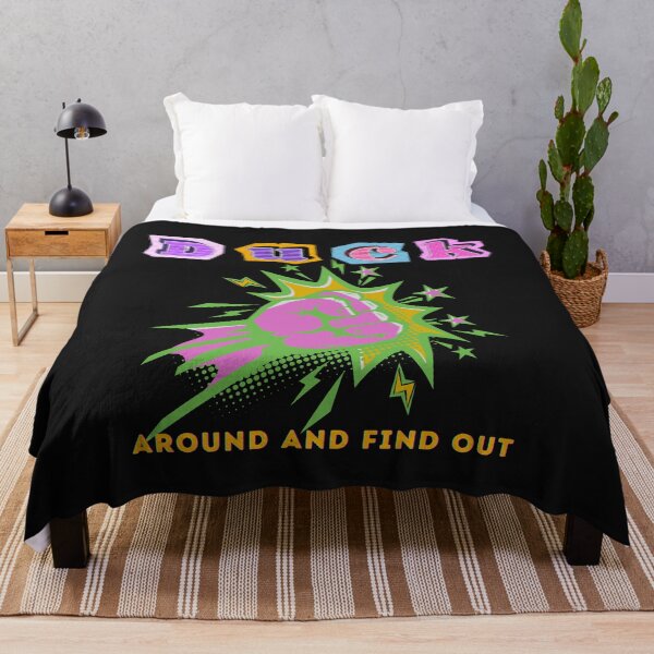 Item preview, Duck Around and Find Out – Funny Duck Meme Comic Punch Pop Art Design designed and sold by Aquarius-club.