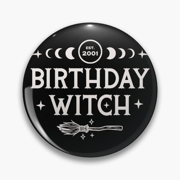 Item preview, Birthday Witch Est 2001 - Celestial Moon Phase Witchy Birthday Gift designed and sold by LinaValearte.