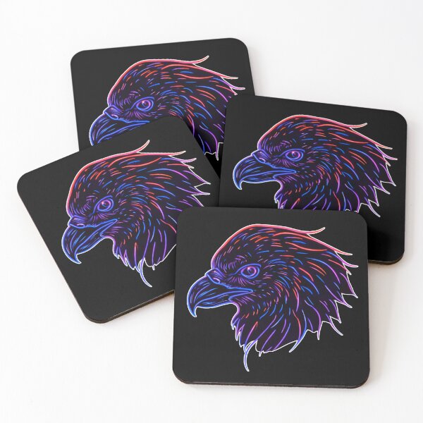 Item preview, Eagle head made of neon lights designed and sold by snoWorkshop.