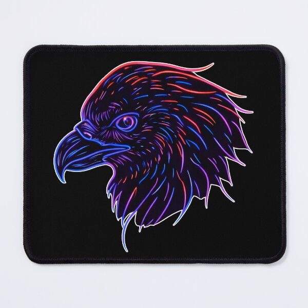Item preview, Eagle head made of neon lights designed and sold by snoWorkshop.