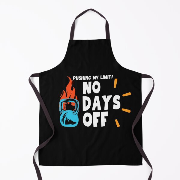 Item preview, No Days Off – Motivational Gym Workout Design designed and sold by CreatiWorks.
