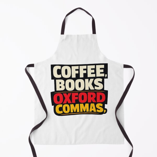 Item preview, Coffee Books Oxford Commas designed and sold by LuveraxArt.