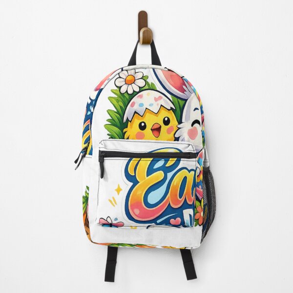 Item preview, Cute Easter Bunny With Colorful Eggs – Happy Easter Day designed and sold by MOUZAT.