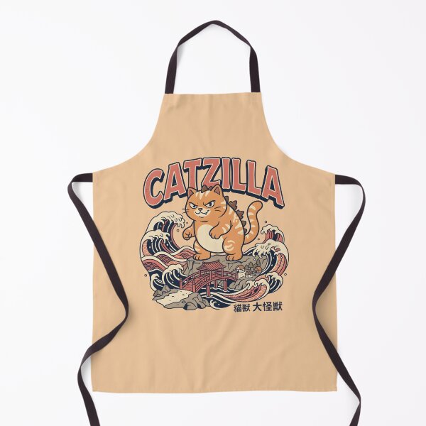 Item preview, Catzilla Shirt – Funny Kaiju Cat Japanese Style Design designed and sold by relso.
