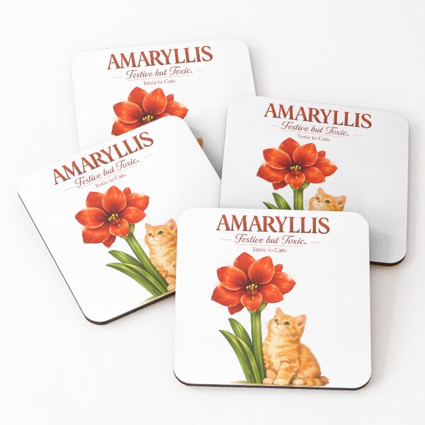 Item preview, Amaryllis – Festive but Toxic | Toxic Plants for Cats Veterinary Humor Design designed and sold by Bettybee00.