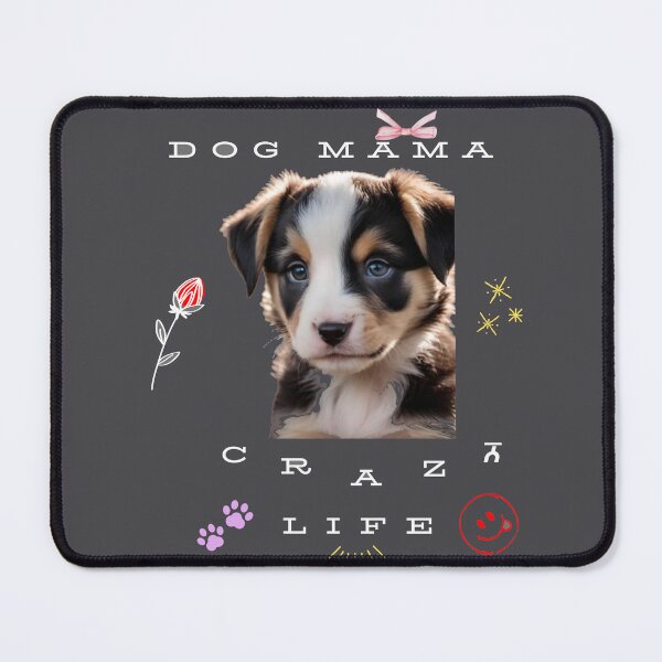 Item preview, Dog Mama Crazy Life – German Shepherd Puppy Cute Dog Mom Design designed and sold by InkWaveX.