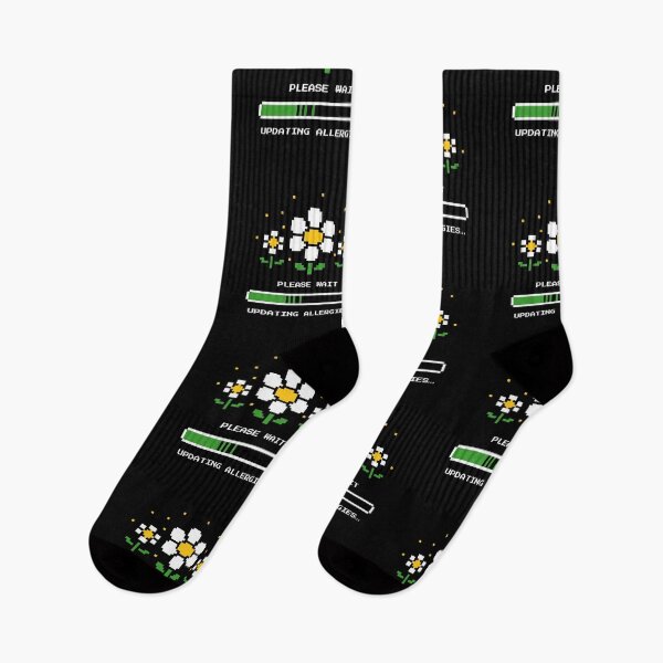 Item preview, Updating Allergies Pixel Flower Humor  designed and sold by sachpica.