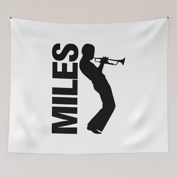 Item preview, Miles Outline (In Black) designed and sold by Julio Benitez.