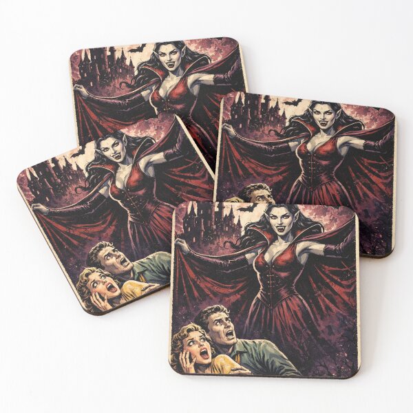 Item preview, Queen of the Night: The Vampire's Kiss designed and sold by JonelleTshirts.