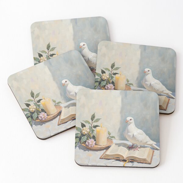 Item preview, Dove Beside Open Bible designed and sold by Devotica.