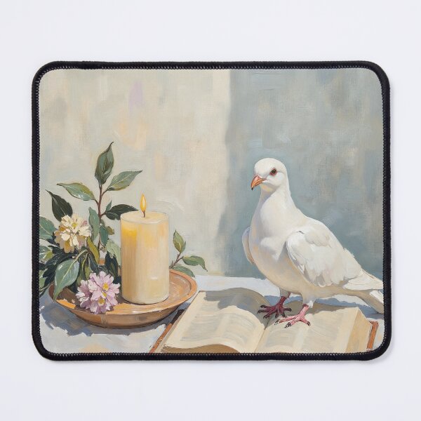 Item preview, Dove Beside Open Bible designed and sold by Devotica.