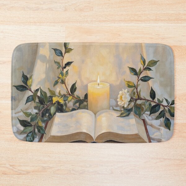 Item preview, Candle Bible and Olive Wreath designed and sold by Devotica.