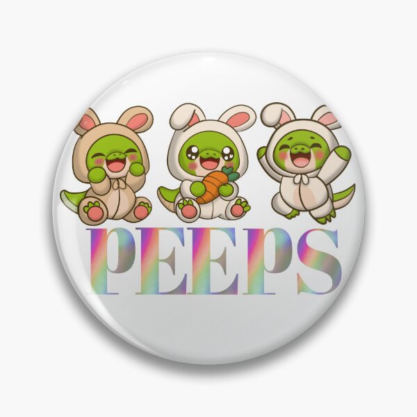 Item preview, Easter Dinosaur dressed in a Bunnie Onsies PEEPS  designed and sold by Velvet702.