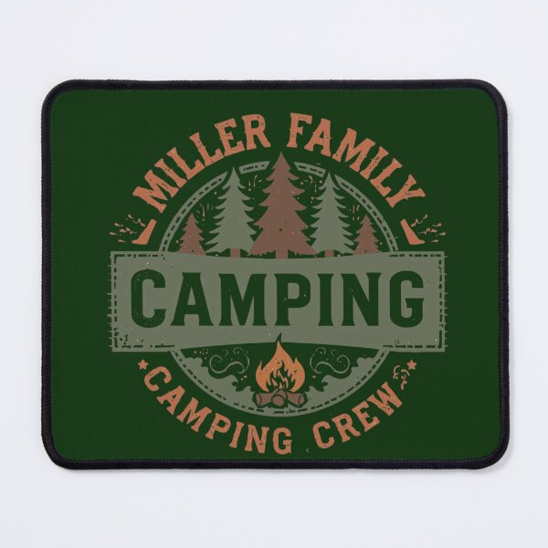Item preview, Miller Family Camping Crew Vintage Forest Badge designed and sold by EchoPrint Co..
