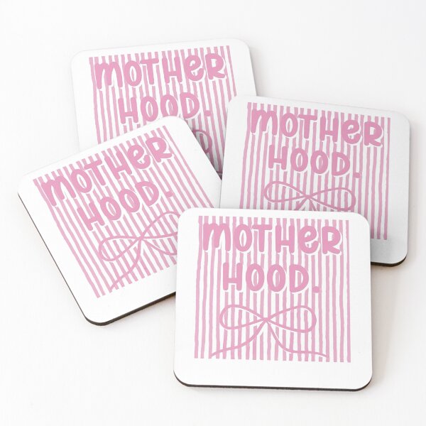 Item preview, Striped Pink Motherhood Coquette bow Mothers Day Mom designed and sold by BornBorn.