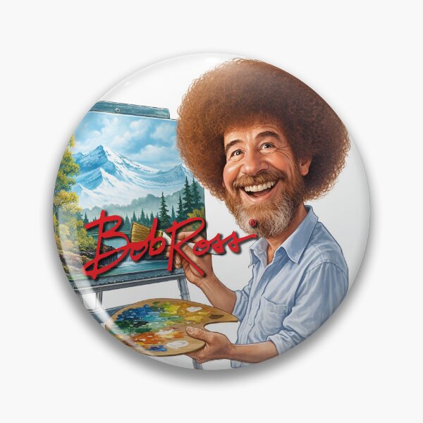 Artikelvorschau, Bob Ross malt glückliche Bäume entworfen und verkauft von JakeMauiDesign.