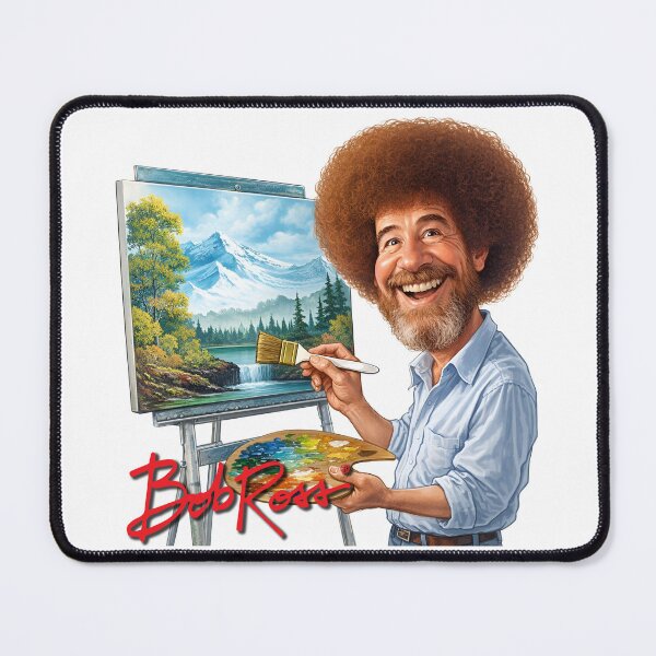 Item preview, Bob Ross Paints Happy Trees designed and sold by JakeMauiDesign.