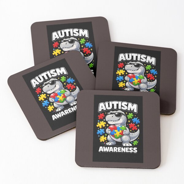 Item preview, Autism Awareness Dinosaur Puzzle Funny Dino Lover Design designed and sold by faridman.