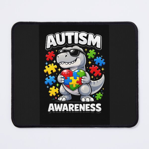 Item preview, Autism Awareness Dinosaur Puzzle Funny Dino Lover Design designed and sold by faridman.