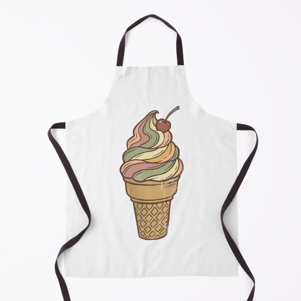 Item preview, Vintage Ice Cream Cone with Cherry designed and sold by urbinet.