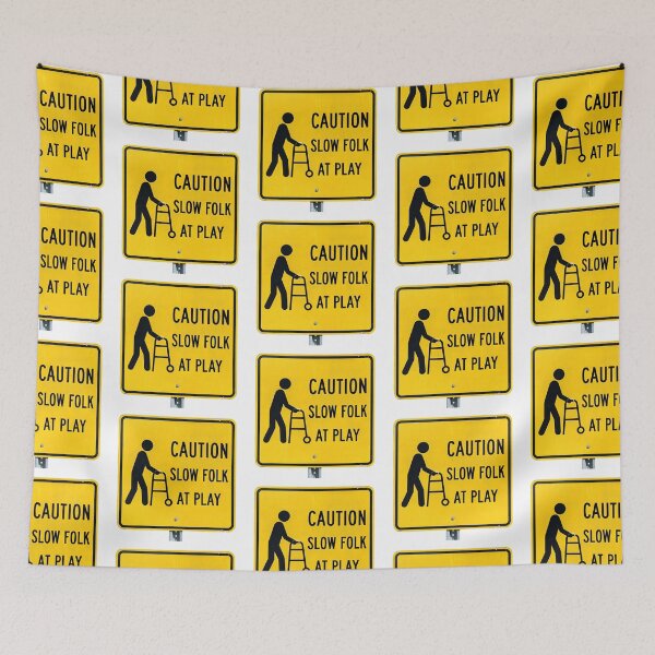 Item preview, Caution: Slow Folk at Play designed and sold by Trevor Cutler.