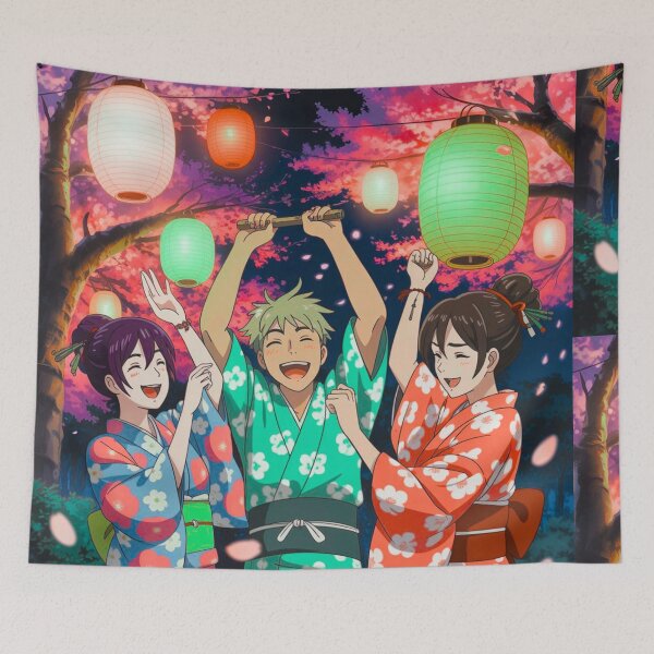 Item preview, Anime Hanami Festival Vibes designed and sold by YounexxART.
