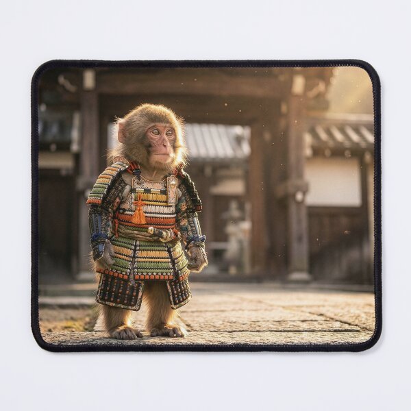 Item preview, Snow Monkey Samurai designed and sold by Tridentulus.