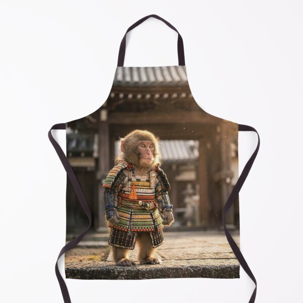 Item preview, Snow Monkey Samurai designed and sold by Tridentulus.