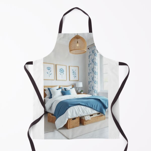 Item preview, Coastal Blue and Organic Modern Bedroom Oasis designed and sold by Vida e Arte.