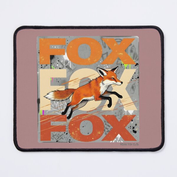 Item preview, Vintage Fox Graphic Shirt – Retro Running Fox Typography Design designed and sold by relso.
