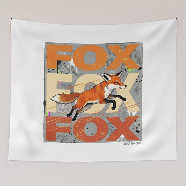 Item preview, Vintage Fox Graphic Shirt – Retro Running Fox Typography Design designed and sold by relso.