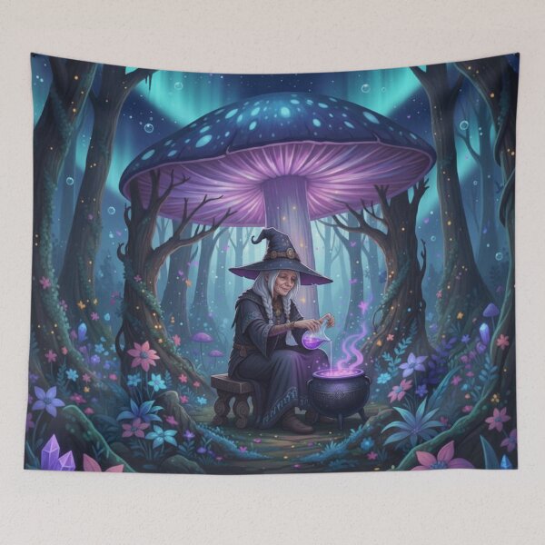 Item preview, Mystical Witch Brewing Potion designed and sold by Artozat.