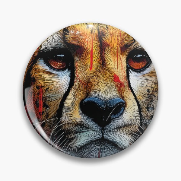 Item preview, Cheetah Street Art Portrait designed and sold by drizzd.