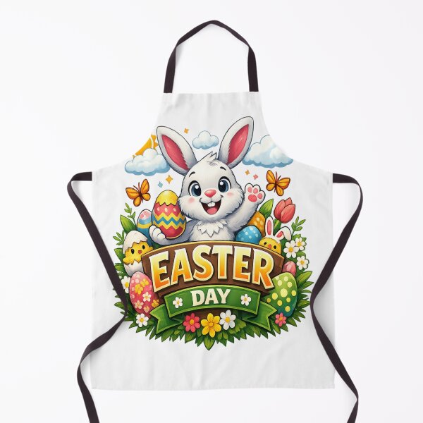 Item preview, Cute Easter Bunny With Colorful Eggs – Happy Easter Day designed and sold by MOUZAT.