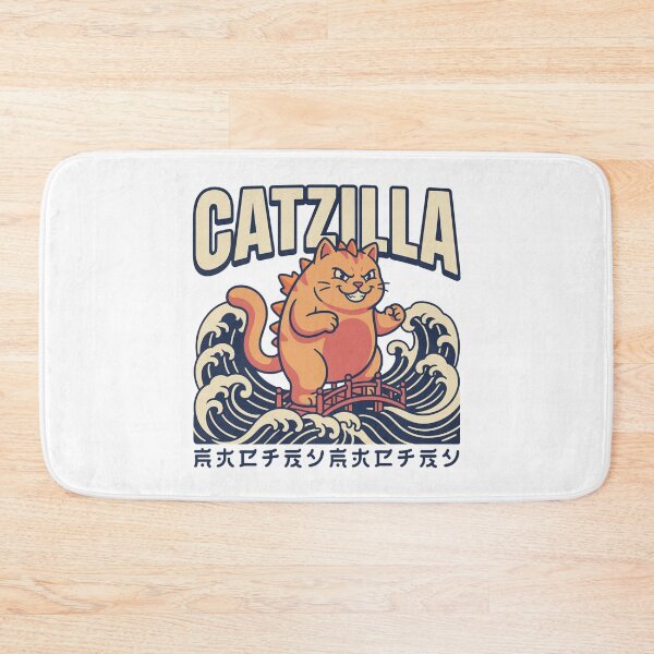 Item preview, Catzilla Monster Cat Shirt – Retro Japanese Kaiju Cat Graphic designed and sold by relso.