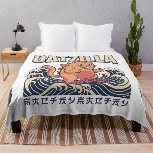 Item preview, Catzilla Monster Cat Shirt – Retro Japanese Kaiju Cat Graphic designed and sold by relso.