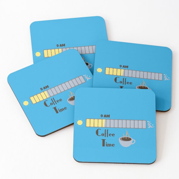 Item preview, Coffee Time 9 AM Daily Routine designed and sold by Arturo Daniel Garcia Palomo.