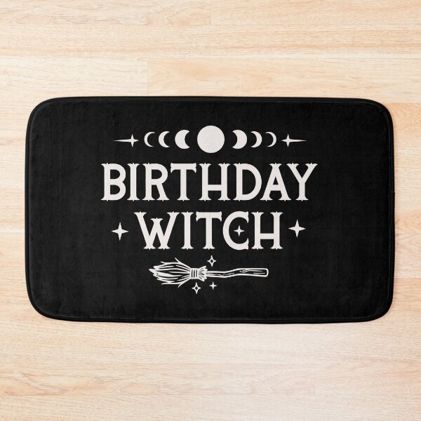 Item preview, Celestial Birthday Witch - Mystical Moon Phase and Broomstick Art designed and sold by LinaValearte.