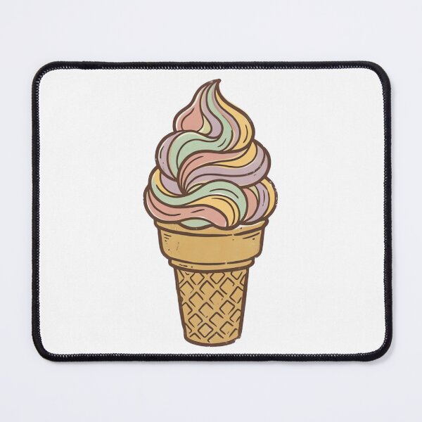 Item preview, Retro Ice Cream Cone in Hand  designed and sold by urbinet.