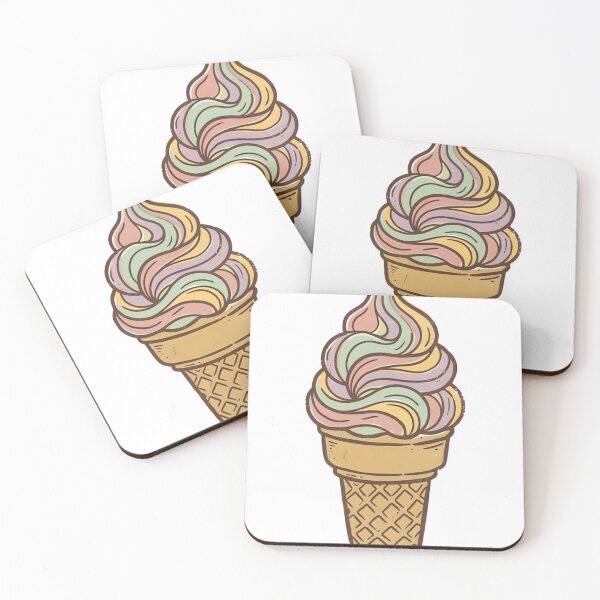 Item preview, Retro Ice Cream Cone in Hand  designed and sold by urbinet.