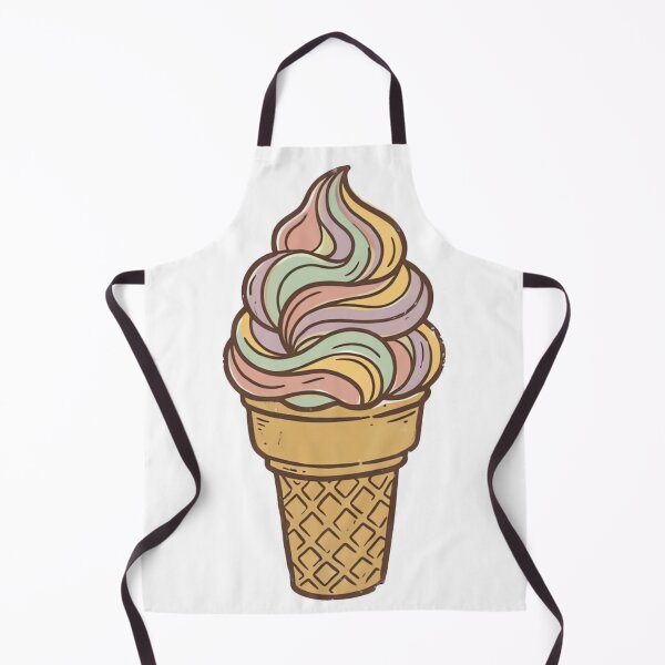Item preview, Retro Ice Cream Cone in Hand  designed and sold by urbinet.