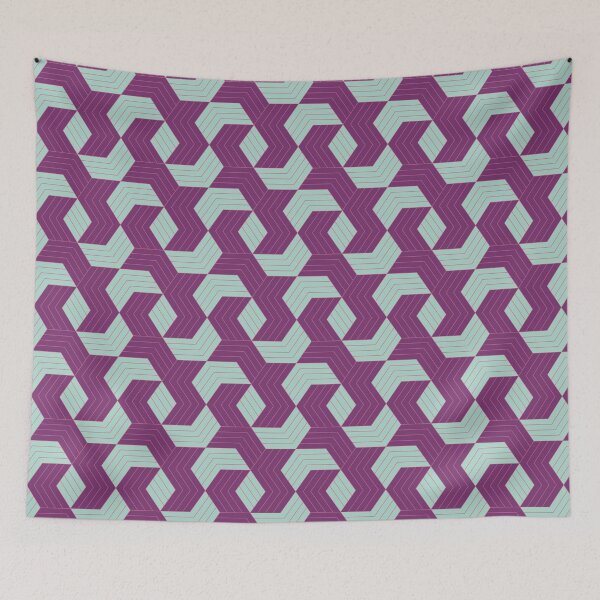 Item preview, Bold Hexgonal Weave - Geometric Shape Pattern - Anniversary Gifts For Her designed and sold by RoyalStarsPatts.