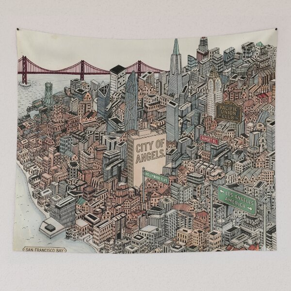 Item preview, San Francisco California street map designed and sold by oliver polanski.