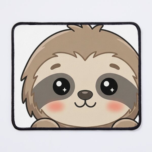 Item preview, Cute Pocket Sloth designed and sold by Side Quest Studio.