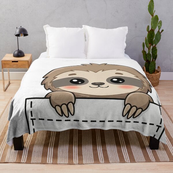 Item preview, Cute Pocket Sloth designed and sold by  Side Quest Studio.