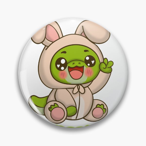 Item preview, Prehistoric Peep Dinosaur in a bunny onsie designed and sold by Velvet702.