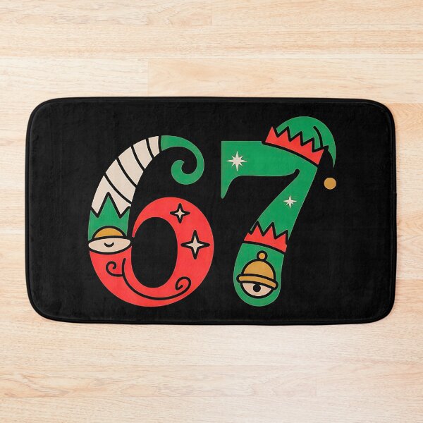 Item preview, viral six seven elf hat christmas meme design designed and sold by ArtDesignTp.