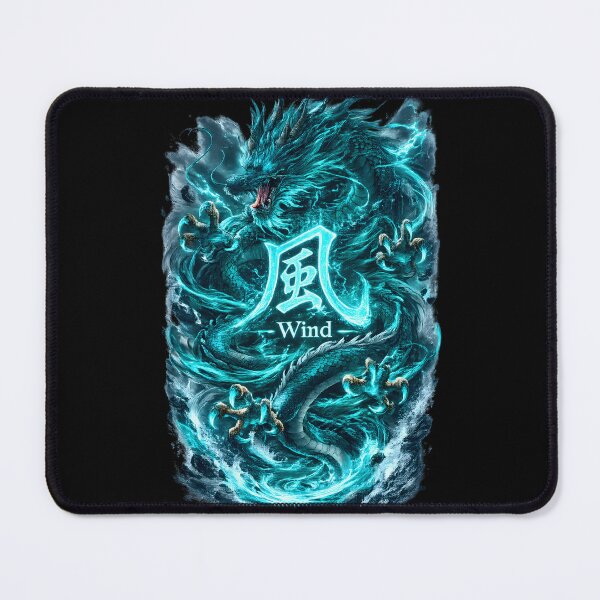 Item preview, Wind Dragon Chinese Character Symbol designed and sold by ChineseMystical.