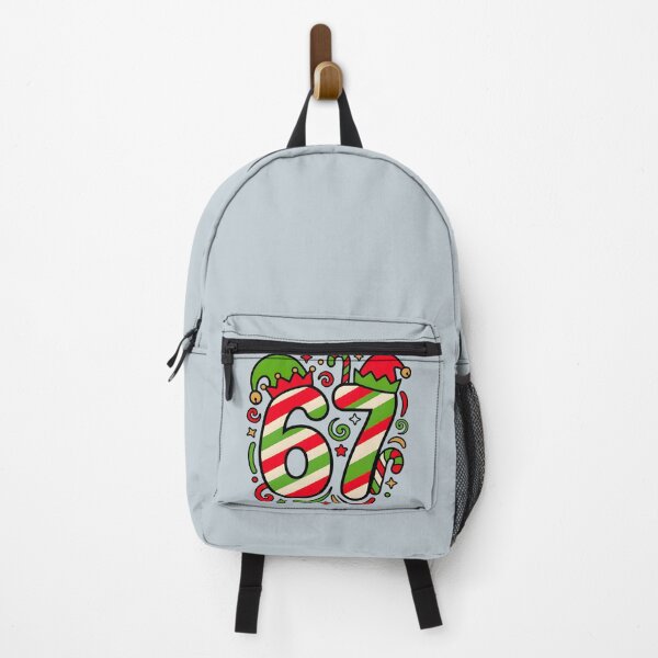 Item preview, six seven meme with christmas elf hat humor designed and sold by ArtDesignTp.